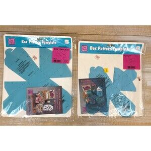 2 Deja Views Box Pattern Templates BX-10 (12 x 12) & BX-11 New (11 x 17)